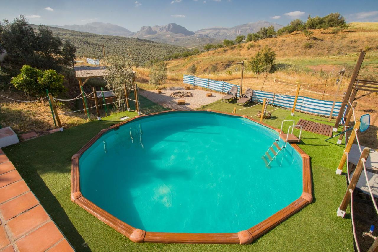 Finca Pil - Casa Rural Con Piscina Riogordo Bagian luar foto