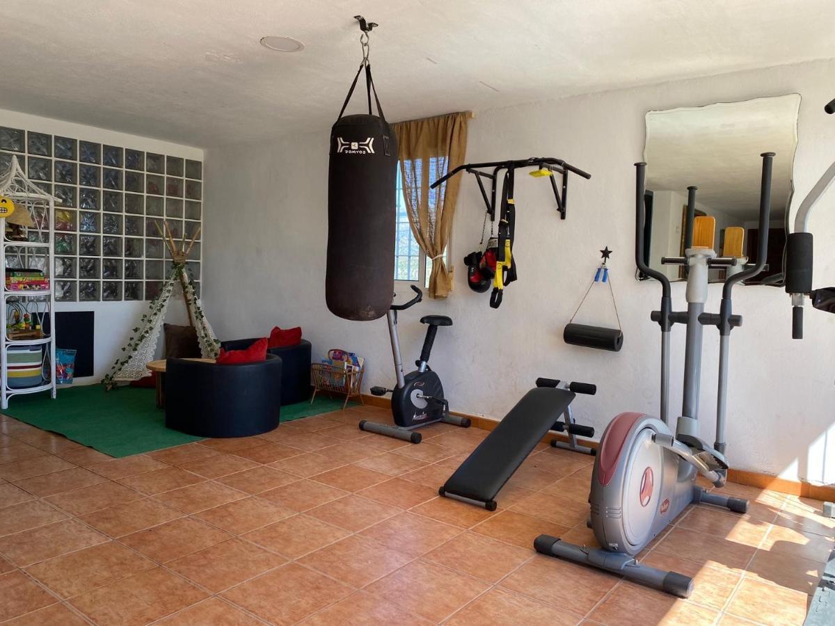 Finca Pil - Casa Rural Con Piscina Riogordo Bagian luar foto